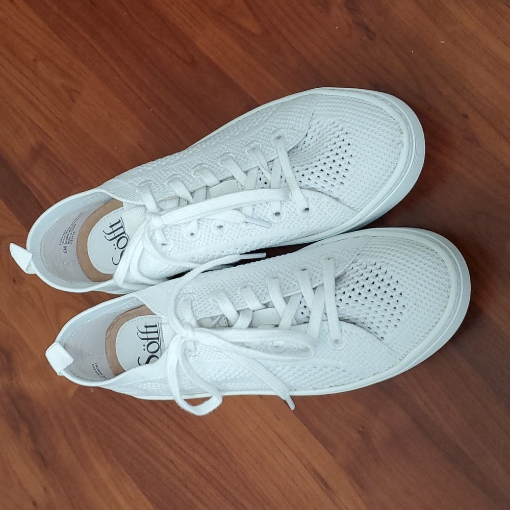 Sofft White Sneakers - size 6